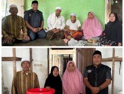 Anggota DPR RI Trinovi Khairani Sitorus Salurkan Bantuan untuk Jamaah Suluk Korban Kebakaran Persulukan Babussalam Merbau
