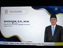 Berbekal Pengalaman Nasional, Shodiqin Nahkodai BKKBN Jatim