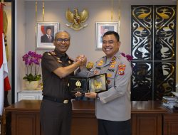 Sinergitas Aparat Penegak Hukum, Kajati Sumut Muhibuddin SH Kunjungi Polda Sumut