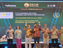 PLN UIT JBM Kantongi Dua Penghargaan CSR Nasional 