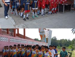 PS Bangka All Star Development Kota Sungailiat Dan B2PAS Academy Mentok Lakukan Pertandingan Persahabatan Di Stadion  Bina Satria