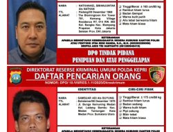 Polda Kepri Terbitkan DPO Dua Tersangka Dugaan Penipuan Material Proyek BKKBN, Ini Wajahnya
