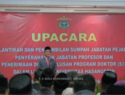 Hadiri Pelantikan Rektor Unhas 2026, Bupati Takalar Dorong Sinergi Pendidikan dan Pembangunan