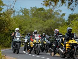 Jalur Aspal, Pasir, dan Batu Dilibas, V-Strom 250SX Beraksi Keras di Bali