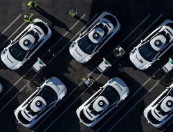 Robotaxi batteries power renewable energy grids