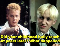 What happened when your childhood bully reached out as an adult?