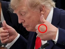 Trump seen with mysterious new mark on hand