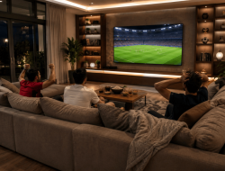 5 tips dekorasi ruang TV saat nonton bola, makin seru dan nyaman