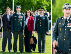 Queen Mary is the proud mum as Crown Prince Christian appointed second lieutenant