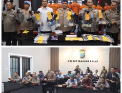 Polres Tanjung Balai Gelar Konferensi Pers Hasil KRYD, Ungkap 15 Kasus Narkoba dan Amankan 19 Tersangka