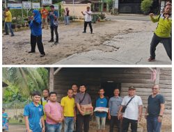 Senam Pagi dan Sedekah Jumat Berkah Warnai Aktivitas Pemdes Gunung Melayu