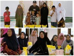 Sambut Tahun Baru Hijriah, Tria Novi Khairani Sitorus Salurkan 250 Kilogram Beras untuk Janda Dhuafa di Labuhanbatu