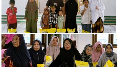 Sambut Tahun Baru Hijriah, Tria Novi Khairani Sitorus Salurkan 250 Kilogram Beras untuk Janda Dhuafa di Labuhanbatu