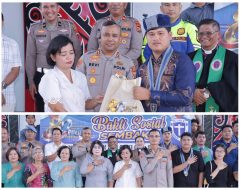 Polres Asahan dan GMKI Salurkan 30 Paket Sembako kepada Jemaat GMI Maranatha dalam Rangka HUT Bhayangkara ke-80