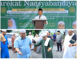 Silaturahmi Mursyid Tarekat Naqsyabandiyah Se-Labuhanbatu Raya, Bupati Hendri Harapkan Keberkahan untuk Labura