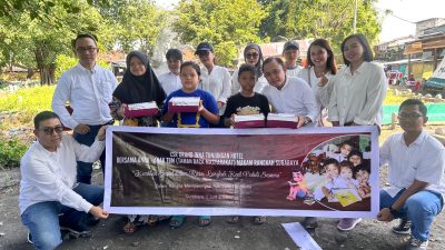 Peduli Generasi Muda, Grand Inna Tunjungan Gelar CSR di TBM Makam Rangkah