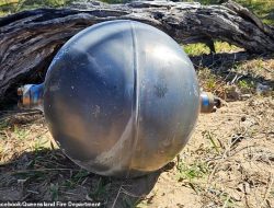 Space Balls Found on Australian Beach Are Rocket Pressure Vessels
