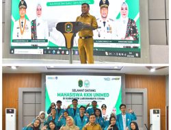 Wakil Bupati Samsul Tanjung Sambut 373 Mahasiswa KKN Unimed di Labuhanbatu Utara
