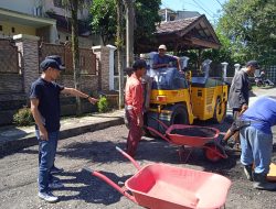 Perbaiki Akses 450 Meter, Andi Nugraha Targetkan Jalan Blok D E F Villa Mutiara Lido Rampung Bertahap