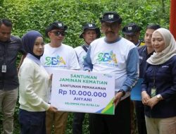 Kadis P.U Dampingi Bupati Asep Japar di Acara Penguatan P3A dan GP3A Untuk Memperkuat Ketahanan Pangan di Kabupaten Sukabumi