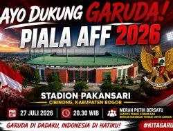 Timnas Indonesia Berkandang di Stadion Pakansari pada Piala AFF 2026, Hadapi Kamboja di Laga Perdana