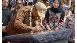 Wujud Nyata Bakti Sosial POLRI dan TNI, Bupati Sukabumi Resmikan Jembatan Gantung Prima Jantake