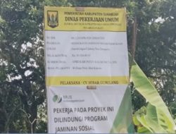 Dinas P.U Kabupaten Sukabumi Kembali Menggelontorkan Dana dari APBD Untuk Pengerjaan Jaringan Irigasi Permukaan