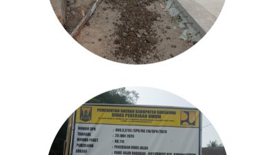 Dan Lagi CV. Muhazzab Fauzi Mandiri di Kuasakan Oleh DPU Kab.Sukabumi Untuk Pengerjaan Ruas Jalan Babakan-Cipeundeuy Kecamatan GunungGuruh