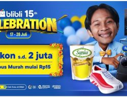 Blibli Rayakan Ulang Tahun ke-15 Lewat Salebration, Tebar Promo hingga Diskon Rp2 Juta