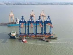 Pelindo Marine Sukses Kawal Kedatangan 24 Alat Bongkar Muat Baru di Surabaya dan Belawan