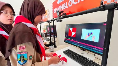 Belajar AI Sambil Bermain, PENS Uji BrainBlock-AI di SDIT Al Uswah