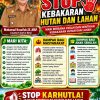 Camat Kota Besi Ajak Masyarakat Cegah Kebakaran Hutan dan Lahan