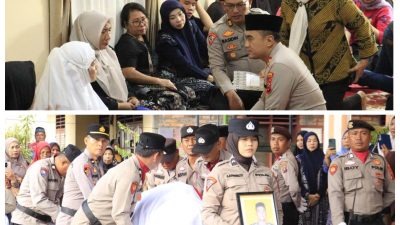 Polres Labuhanbatu Berikan Penghormatan Terakhir kepada Aiptu Erwin Syahputra