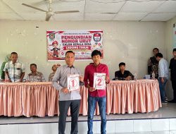 Sahrizal Raih Nomor Urut 1 pada Pengundian Pilkades Ledong Timur, Tahapan Berlangsung Aman dan Kondusif