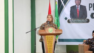 Kehadiran Trinovi Khairani Sitorus Warnai Pelepasan Mahasiswa KKN Regional dan Internasional UNIVA Medan
