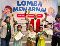 Lomba Mewarnai Jadi Keseruan Program “Anak Berkarya, Keluarga Berdaya” Pegadaian Area Surabaya 2