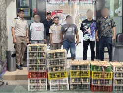 Karantina Jatim Sita 184 Burung Kicau Ilegal dari Kalimantan Timur
