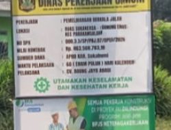 Tingkatkan Kenyaman dan Perlancar Ekonimi Warga, CV Agung Jaya Abadi Perbaiki Jalan Sukakersa-Gunung Endut
