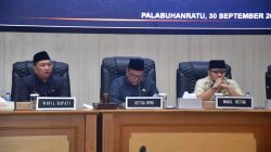 Agenda Penyampaian Nota Pengantar Bupati Raperda APBD 2027 di Sampaikan Oleh Wakil Bupati Sukabumi Dalam Paripurna DPRD