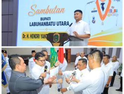 Bupati Hendri Yanto Sitorus Hadiri Pengukuhan Pengurus Kadin Labura Masa Bakti 2026–2031