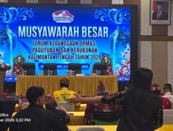 Mubes I Forum Kebangsaan Ormas Kalteng Resmi Dibuka, Yanto E. Saputra Terpilih Jadi Koordinator