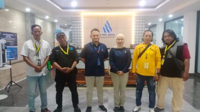 Jalin Sinergitas, Jurnalis dan Aktivis Sambangi Kantor Pusat PAM Jaya