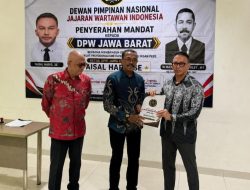 Faisal Haris Resmi Nahkodai Ketua JWI Jawa Barat