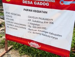 Rehab Jembatan Desa Gadog Disorot, KPKB Pertanyakan Material Batu dan Spesifikasi