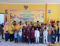 Tasyakuran HUT Partai Golkar Ke-62 di Kabupaten Sukabumi