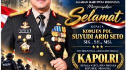 Selamat Kepada KomJen Pol.Suyudi Ario Seto Sebagai Kapolri.
