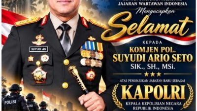 Selamat Kepada KomJen Pol.Suyudi Ario Seto Sebagai Kapolri.