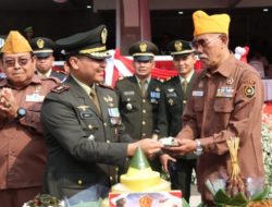 Dandim 06/07 Kota Sukabumi Memimpin Langsung Jalannya Upacara HUT TNI Ke 81 di Lapangan Merdeka Sukabumi