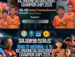 2 Team Wakil Babel Di Ajang Indonesia Grassroot Championship, BLS Harap Anak – Anak Berprestasi